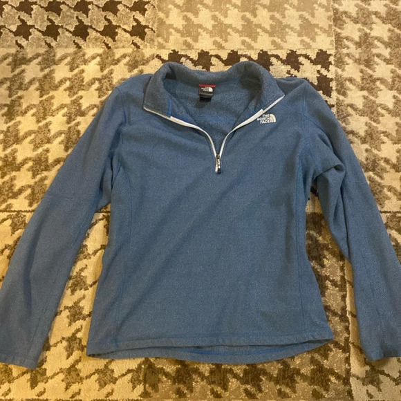 The North Face Blue Quarter Zip - Picture 1 of 3